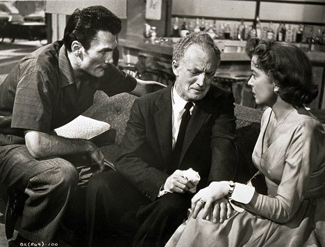 Jack Palance, Everett Sloane, Ida Lupino - A nagy kés - Filmfotók