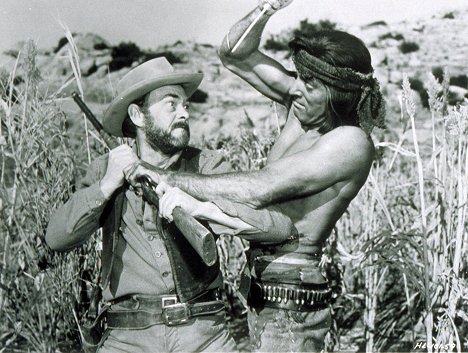 John McIntire, Burt Lancaster - Massai - Filmfotos