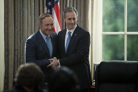 Kevin Spacey, Michel Gill - House of Cards - Neustart - Filmfotos