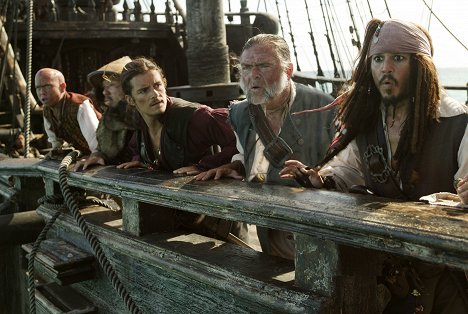 Orlando Bloom, Kevin McNally, Johnny Depp - Piráti z Karibiku: Na konci světa - Z filmu