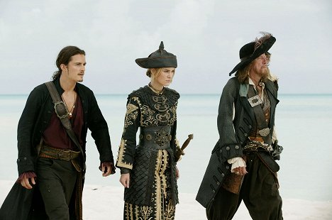 Orlando Bloom, Keira Knightley, Geoffrey Rush - Piráti z Karibiku: Na konci světa - Z filmu