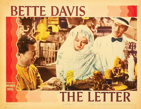 Bette Davis, James Stephenson - The Letter - Cartões lobby