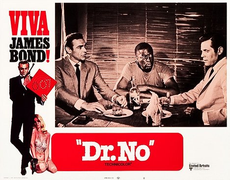 Sean Connery, John Kitzmiller, Jack Lord - James Bond contre Dr. No - Cartes de lobby