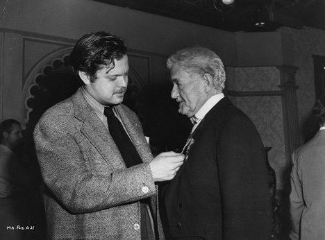Orson Welles, Richard Bennett - La Splendeur des Amberson - Tournage