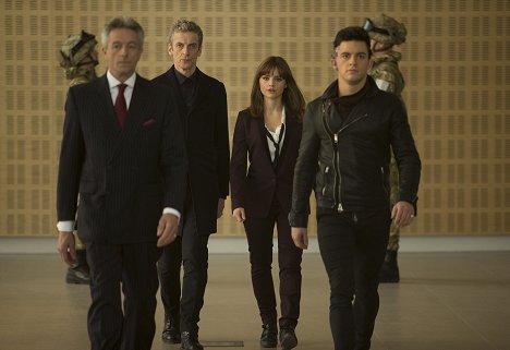 Peter Capaldi, Jenna Coleman - Doctor Who - Time Heist - Photos