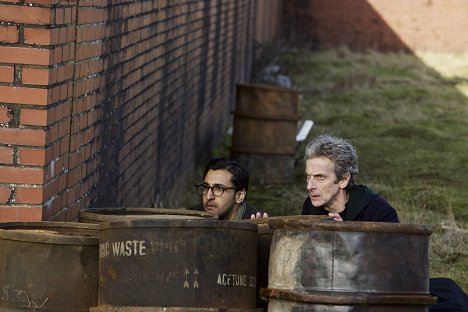 Arsher Ali, Peter Capaldi - Doctor Who - Before the Flood - Photos