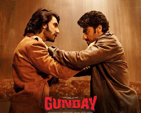 Ranveer Singh, Arjun Kapoor - Gunday - Lobbykarten