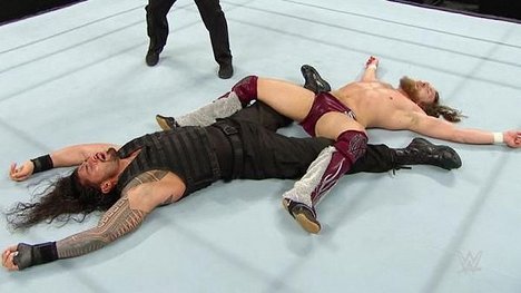 Joe Anoa'i, Bryan Danielson - WWE Fastlane - Photos