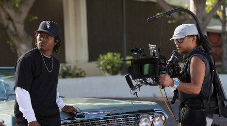 Jason Mitchell, Matthew Libatique - Straight Outta Compton - Dreharbeiten