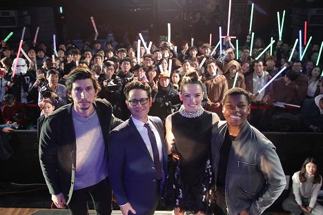 Adam Driver, Daisy Ridley, J.J. Abrams, John Boyega - Star Wars: The Force Awakens - Events