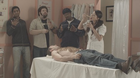 Frank Maharajh, Stephen Kramer Glickman, Bryan Callen, Sherry Shaoling - The 41-Year-Old Virgin Who Knocked Up Sarah Marshall and Felt Superbad About It - Z filmu