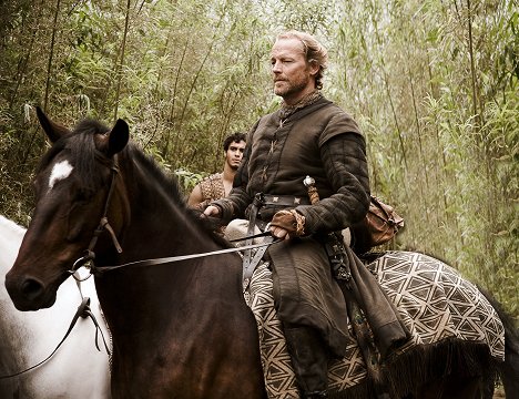 Elyes Gabel, Iain Glen - Game of Thrones - Lord Snow - Film