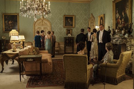 Elizabeth McGovern, Penelope Wilton, Matthew Goode, Hugh Bonneville - Downton Abbey - Episode 4 - Filmfotók