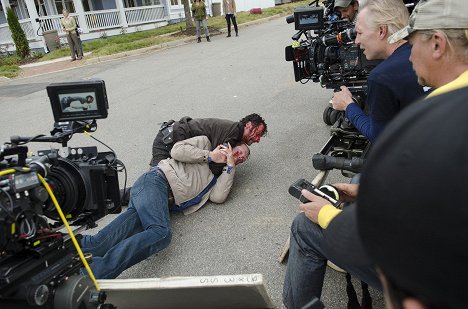 Andrew Lincoln, Corey Brill - Walking Dead - Yritä - Kuvat kuvauksista
