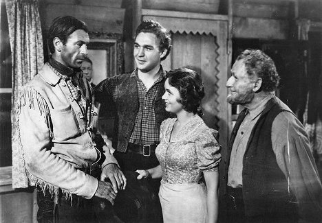 Gary Cooper, Forrest Tucker, Doris Davenport, Fred Stone - The Westerner - Z filmu