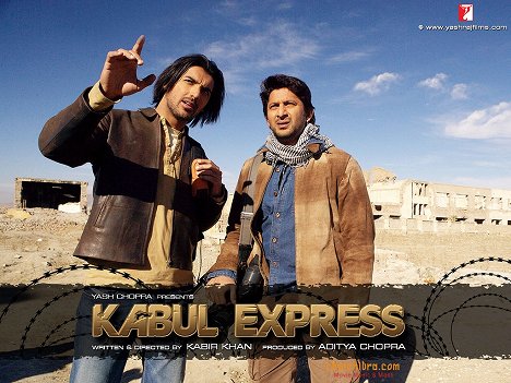 John Abraham, Arshad Warsi - Kabul Express - Cartes de lobby