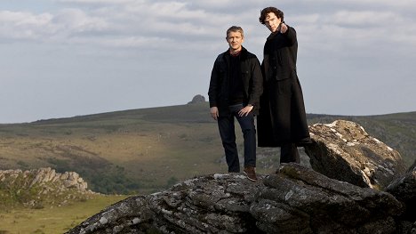 Martin Freeman, Benedict Cumberbatch - Sherlock - Los sabuesos de Baskerville - De la película