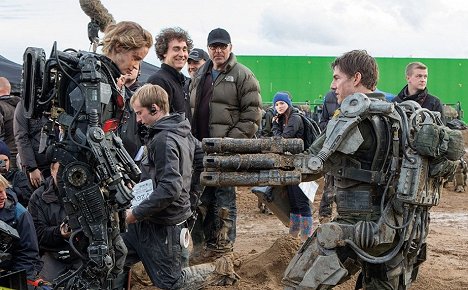 Emily Blunt, Doug Liman, Tom Cruise - Edge of Tomorrow - Dreharbeiten