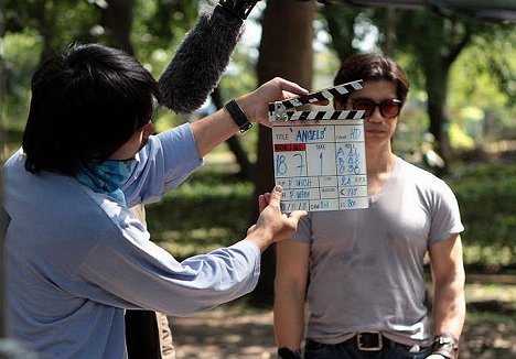 Dustin Nguyen - Angels - Forgatási fotók