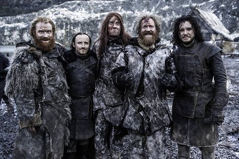 Kristofer Hivju, Ben Crompton, Kit Harington - Gra o tron - Hardhome - Z realizacji