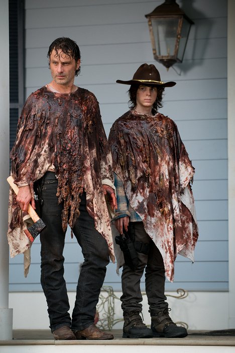 Andrew Lincoln, Chandler Riggs - The Walking Dead - Start to Finish - Photos