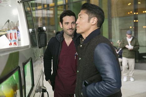 Colin Donnell, Brian Tee - Chicago Med - Mistaken - Photos