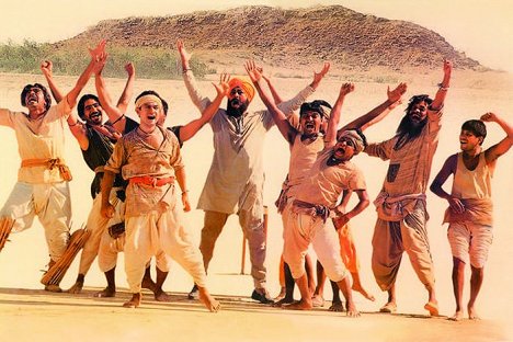 Shri Vallabh Vyas, Yashpal Sharma, Aamir Khan, Pradeep Singh Rawat, Daya Shankar Pandey, Raghuvir Yadav, Rajesh Vivek, Aditya Lakhia - Lagaan: Érase una vez en la India - De la película