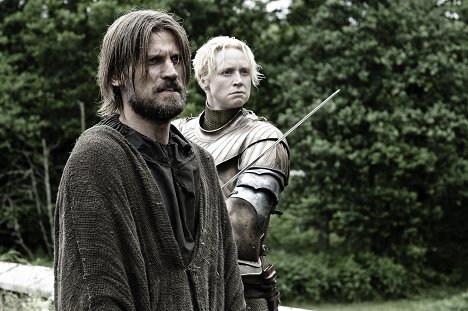 Nikolaj Coster-Waldau, Gwendoline Christie - Game Of Thrones - Dunkle Schwingen, dunkle Worte - Filmfotos