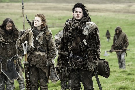 Rose Leslie, Kit Harington - Game Of Thrones - Der Bär und die Jungfrau hehr - Filmfotos