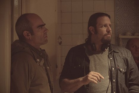 Luis Tosar, Esteban Roel - Musarañas - Tournage