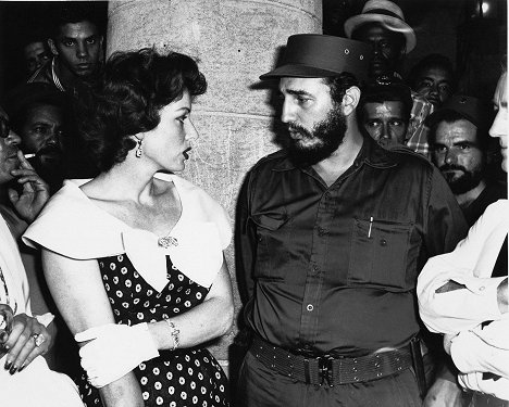 Maureen O'Hara, Fidel Castro - Nuestro hombre en La Habana - Del rodaje