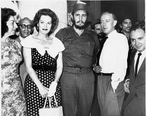 Maureen O'Hara, Fidel Castro, Alec Guinness - Unser Mann in Havanna - Dreharbeiten