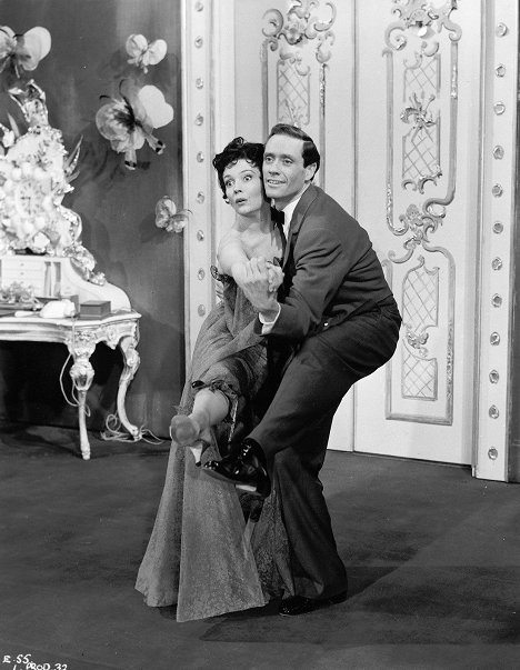 Ludmila Tchérina, Mel Ferrer - Fledermaus 1955 - Filmfotos