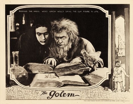 Ernst Deutsch, Albert Steinrück - The Golem: How He Came Into the World - Lobby Cards