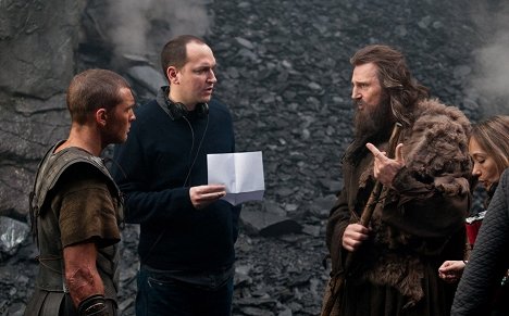 Louis Leterrier, Liam Neeson - Souboj Titánů - Z natáčení