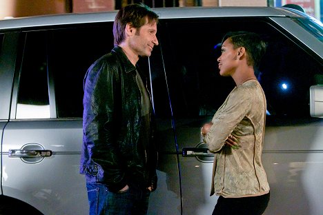 David Duchovny, Meagan Good - Californication - The Ride Along - Photos