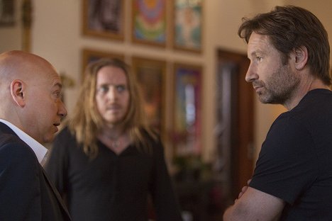 Evan Handler, Tim Minchin, David Duchovny - Californication - Rock and a Hard Place - Photos