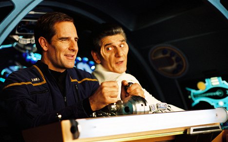 Scott Bakula, Andreas Katsulas - Star Trek: Enterprise - Cogenitor - Photos