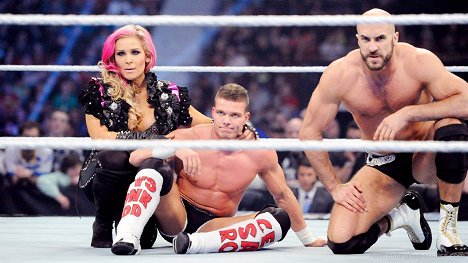 Natalie Neidhart, T.J. Wilson, Claudio Castagnoli - Wrestling: WWE Raw - Photos