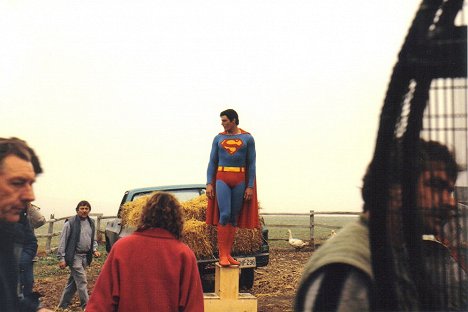 Christopher Reeve - Superman IV - Die Welt am Abgrund - Dreharbeiten