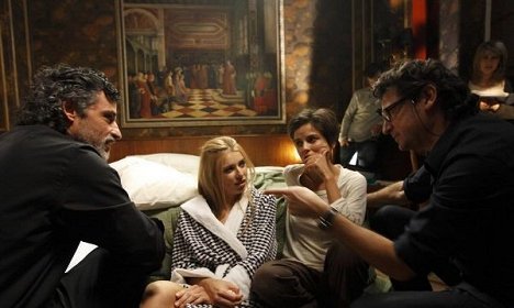Enrico Lo Verso, Natasha Yarovenko, Elena Anaya, Julio Medem - Room in Rome - Dreharbeiten