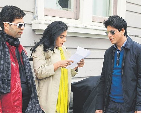 Karan Johar, Kajol, Shahrukh Khan - Jmenuji se Khan - Z natáčení