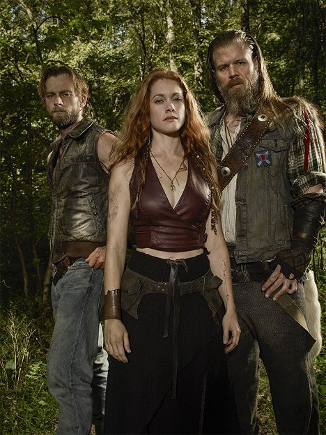 Joe Anderson, Gillian Alexy, Ryan Hurst - Outsiders - Werbefoto