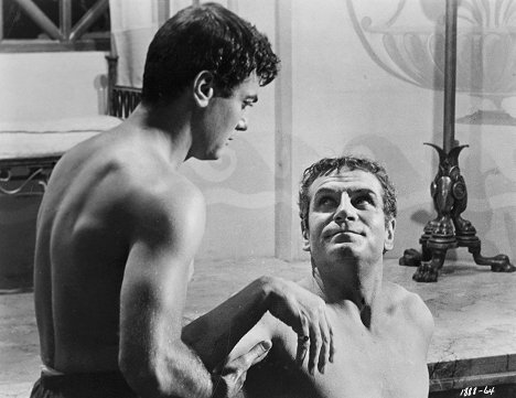 Tony Curtis, Laurence Olivier - Spartacus - Photos