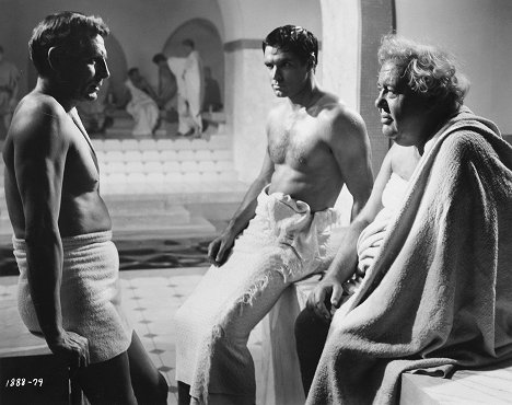 Laurence Olivier, John Gavin, Charles Laughton - Spartakus - Z filmu