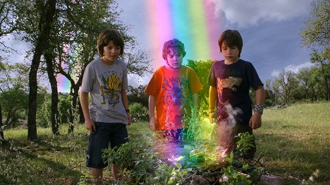 Leo Howard, Trevor Gagnon, Rebel Rodriguez - Das Geheimnis des Regenbogensteins - Filmfotos