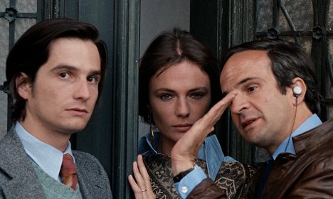 Jean-Pierre Léaud, Jacqueline Bisset, François Truffaut - Noc amerykańska - Z filmu