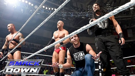 Randy Orton, Claudio Castagnoli, Jonathan Good, Joe Anoa'i - WWE SmackDown LIVE! - Lobby Cards