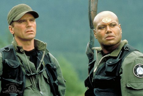 Richard Dean Anderson, Christopher Judge - Stargate Kommando SG-1 - Die Macht der Weisen - Filmfotos
