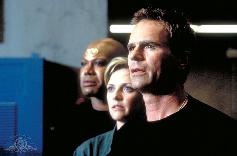 Christopher Judge, Amanda Tapping, Richard Dean Anderson - Stargate Kommando SG-1 - Feuer und Wasser - Filmfotos